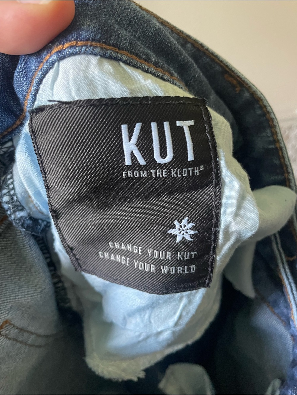 Kut from the Kloth Catherine Boyfriend Jeans - Dark Blue Denim Size 14 - Picture 3 of 5